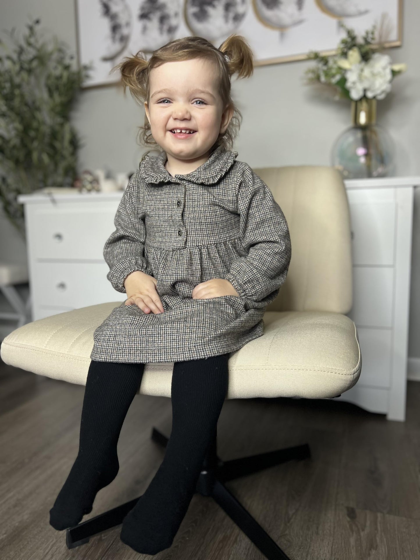 Stelle Toddler Girls Tights Baby Seamless Knit Thick Cotton Leggings Pantyhose(Infants/Kids/Childern)(Black+White,3Xs)