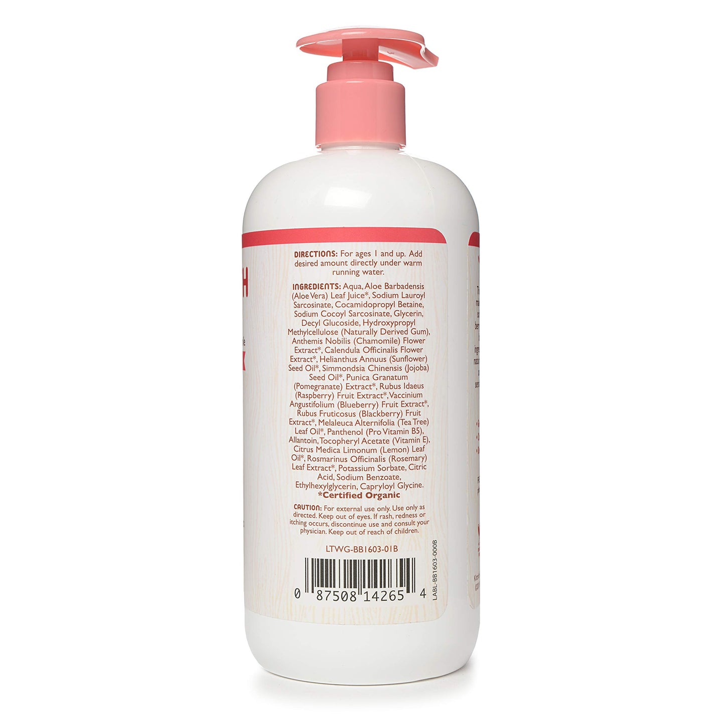 Little Twig Bubble Bath, Baby Bath Essential With Natural Plant Derived Formula, Vegan, Gluten-Free, Paraben-Free, Berry Pomegra