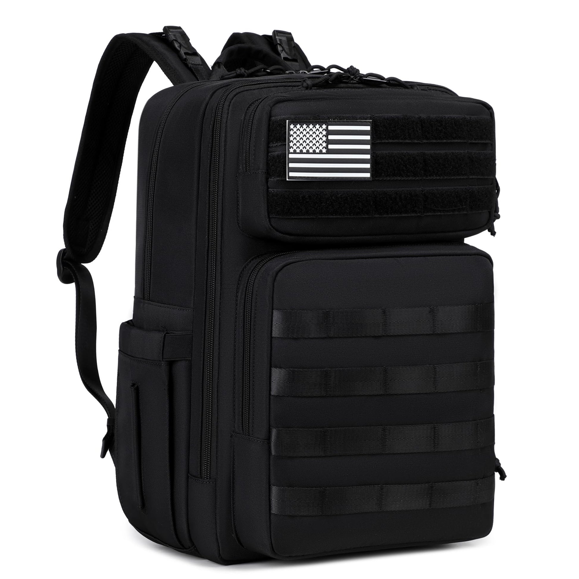 LORADI Large Dad Diaper Bag Backpack, Tactical Style, Black