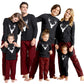 Iffei Matching Family Pajamas Sets Christmas Pj'S With Deer Long Sleeve Tee And Plaid Pants Loungewear 2 Years