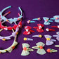 Neobaby Hair Accessories Set, Bow Style Headbands And Tic Tac Hair Clips, Multicolor With Cartoon, Fruits, Animal & Flower Multi