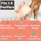 Baby 'S Aid Baby Silicone Pacifier Case For Diaper Bag, Stroller Or Purse | Fits 1-3 Pacifiers, Fully Sealable Closure | Bpa Fre