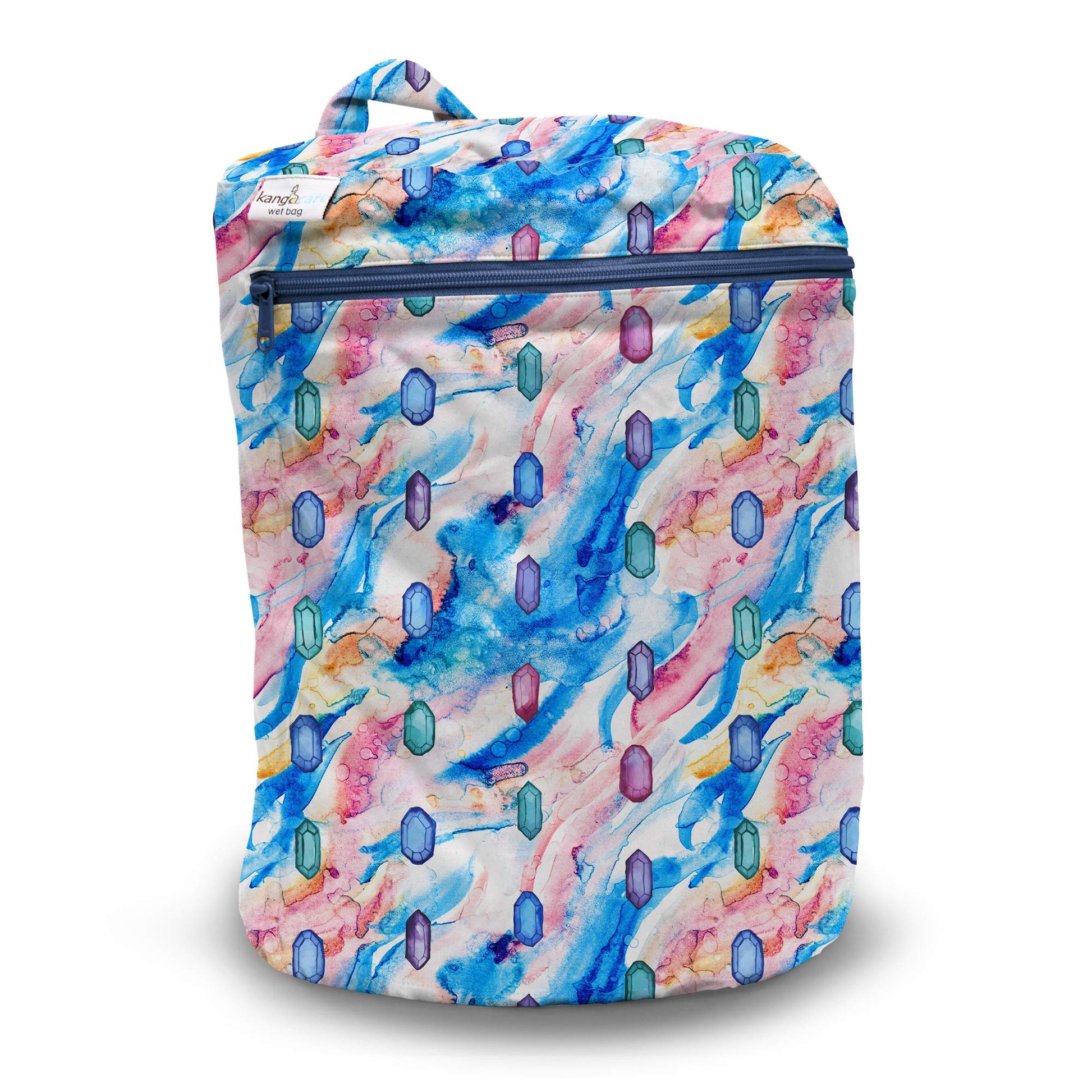 Kanga Care Wet Bag Seam Sealed Waterproof 3D Dimensional for Baby Cloth Diapers, Travel, Beach, Pool, Gym, Swim | Shimmer
