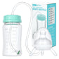 TidyFriend Self Feeding Baby Bottle 8oz Bottle Holder for Baby - Baby Bottle with Straw, Anti Colic, for Convenient Feeding (Gre