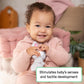 Ingenuity Sylvi Natural Rubber Teether 5.75 Toy, BPA Free, for Babies Ages 3+ Months, Multisensory