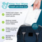 Butipods Reusable Travel Wipes Case - Portable Moisture-Retaining Pouch, Slim Holder And Convenient Container For Diaper Bag, Di