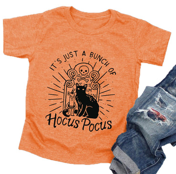 Halloween T Shirt Toddler Baby Boys Girls Sanderson Sisters Letter Print Short Sleeve Graphic Tees Tops(Purple,140)