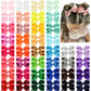 80Pcs 3Inch Hair Bows For Girls Grosgrain Ribbon Toddler Hair Accessories With Alligator Clips For Toddlers Baby Girls Kids Teen