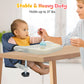 Hook On High Chair With Removable Dining Tray,Folding Portable Clip On Table High Chair,Baby Chair With Storage Bag For Indoor/O