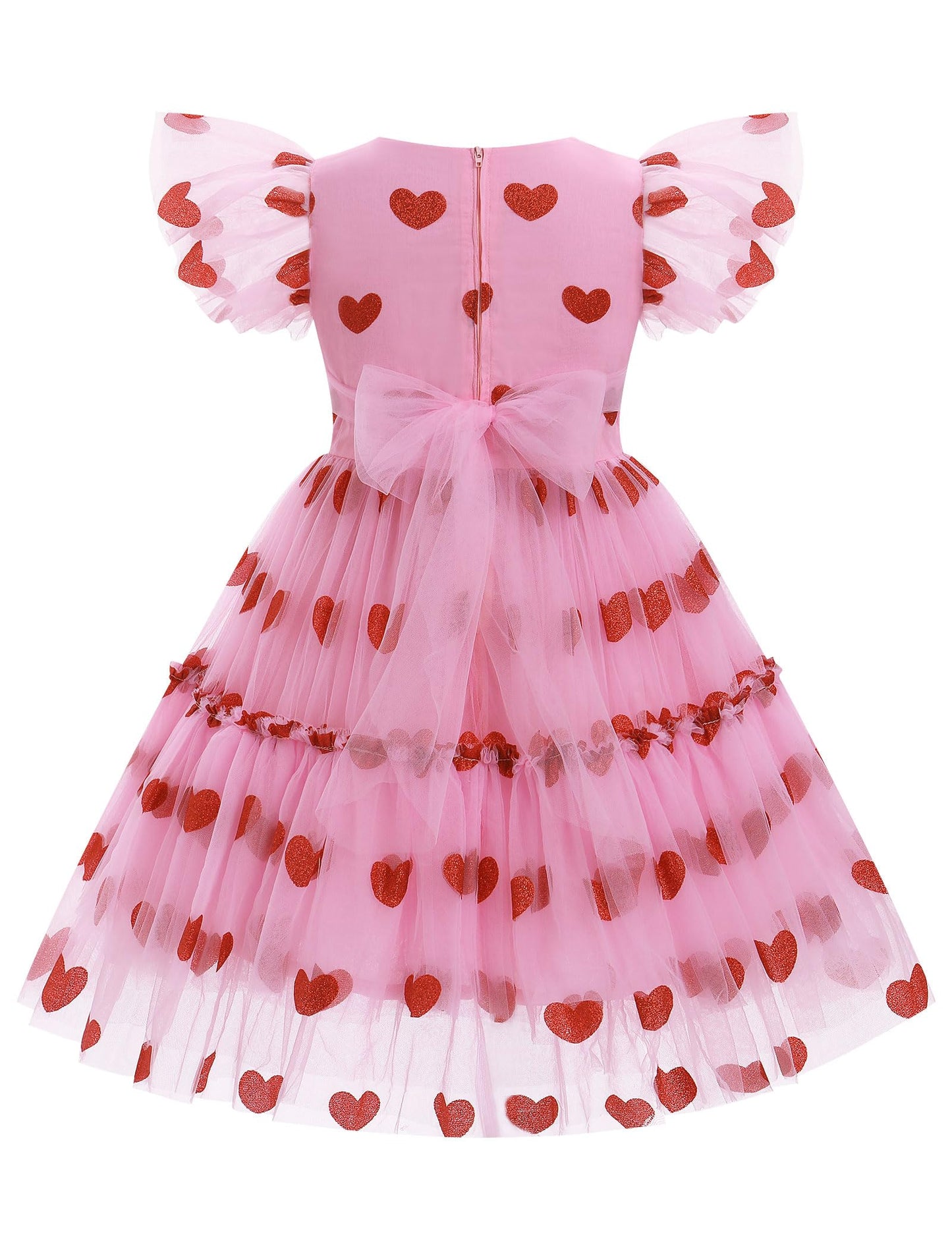 Imekis Toddler Valentines Day Outfit Girl: Valentines Day Dress Kids Princess Tulle Dresses Cupid Photoshoot 5Th 6Th Birthday Te