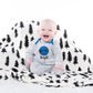 Lamaze Organic Baby Baby Boys Footed Sleeper, Sleep N Play, Black Bears And Trees, 9M