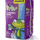 Flushable Wipes for Baby and Kids by Kandoo, Unscented for Sensitive Skin, Hypoallergenic Potty Training Wet Cleansing Cloths, 2