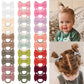 Bbgifts 30Pcs Baby Hair Bows Ties, Hair Rubber Bands For Baby Girls ' Fine Hair, No Damage Soft Elastic Nylon Hair Bands, Pigtai