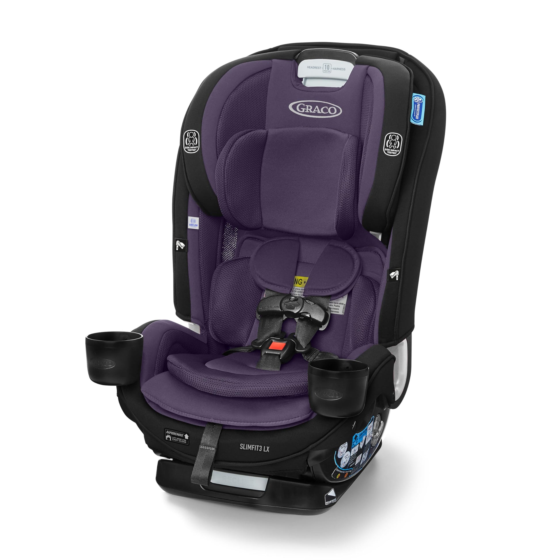 Graco Slimfit3 Lx 3-In-1 Slim Car Seat, Rear Facing, Forward Facing To Highback Booster Car Seat, Katrina