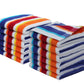 ORIGINAL KIDS Wash Cloth - 12 Pack 100% Cotton Yarn-Dyed Terry Washcloths - 450 GSM Quick Dry Soft Absorbent Gentle Baby Face To