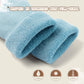 Howjojo Baby Warm Socks With Grips For Baby Boys Non Slip Winter Socks Baby Girls Thick Crew Socks 6 Pack 6-12 Months