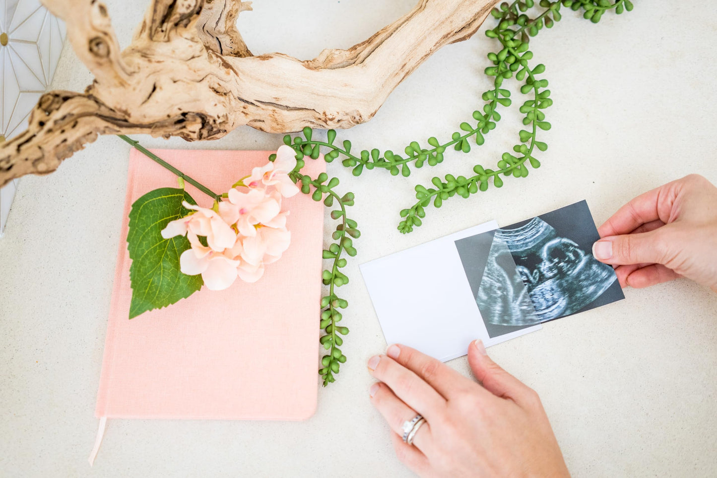 Love At First Heartbeat Ultrasound Picture Frames Fridge Magnet, Rustic Keepsake Sonogram Picture Frame, Nursery New Mom Gifts,
