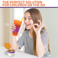 Exultimate 2 In 1 Snack Drink Cup Kids Spill Proof Tumbler Plastic Straw Lid Locks 16 Oz