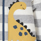 Gerber Baby Boys' 4 Pack Sleep 'N Play Footie, Dinosaur Blue, 0-3 Months