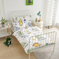 Pinkmemory Dinosaur Toddler Bedding Set For Big Boys Girls 5 Piece Cute Dinosaur Toddler Bedding Comforter Set Kids Crib Bedding