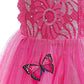 Dressy Daisy Toddler Girls' Princess Fancy Dress Up Costume With Accessories Halloween Outfit Butterfly Size 4-5 Hot Pink