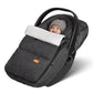 bemece Winter Baby Car Seat Cover, Universal Warm Infant car seat Cover with Zip, Waterproof & Windproof, Machine Washable