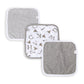 Washcloths, Absorbent Knit Terry, Super Soft 100% Organic Cotton
