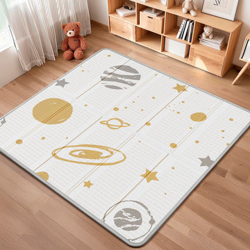 Foldable Baby Play Mat, Piglog Waterproof Playmats For Babies And Toddlers Kids, Safe Foam Playmat For Tummy Time, 50X50 Playpen