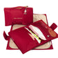 Melobaby Melorouge Wallet And Mat Changing Pads, Red/Caramel