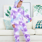 Cos Time Uniquecos Kids Unicorn Onesie Animal One Piece Pajamas Halloween Costumes (Purple Horse, 4T)