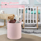 Hobasket Cotton Rope Laundry Basket Hamper For Girls Kids Baby Nursery Hamper Bin Woven Blanket Basket For Living Room Cute Baby