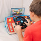 Melissa & Doug PAW Patrol Rescue Mission Wooden Dashboard - Kids Activity Board, Toddler Sensory Toys, Pretend Play Driving Toy,