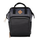 NoJo Baby Boom Gear Clamshell Backpack Diaper Bag Ultimate Storage with 9 Pockets, Padded Shoulder Straps, Stroller Loops & Remo