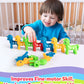 Coogam Unicorn Uppercase & Lowercase Letters Matching Game,13pcs Double-Sided ABC Letter Toys with 26 Alphabet Recognition Match