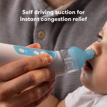 Frida Baby Electric Nosefrida Nasal Aspirator For Baby, Nose Sucker For Baby & Toddler, Upgraded Nasal Aspirator For Congestion