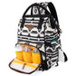 Wrangler Backpack Organized Travel Baby Bag With Stroller Strap Aztec Black