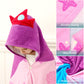 Joiedomi Mermaid Hooded Towel For Kids - Soft 100% Cotton Bath Beach Towel - 30' X 50' For Kids 3-10 Years - Toddler Pool Towe