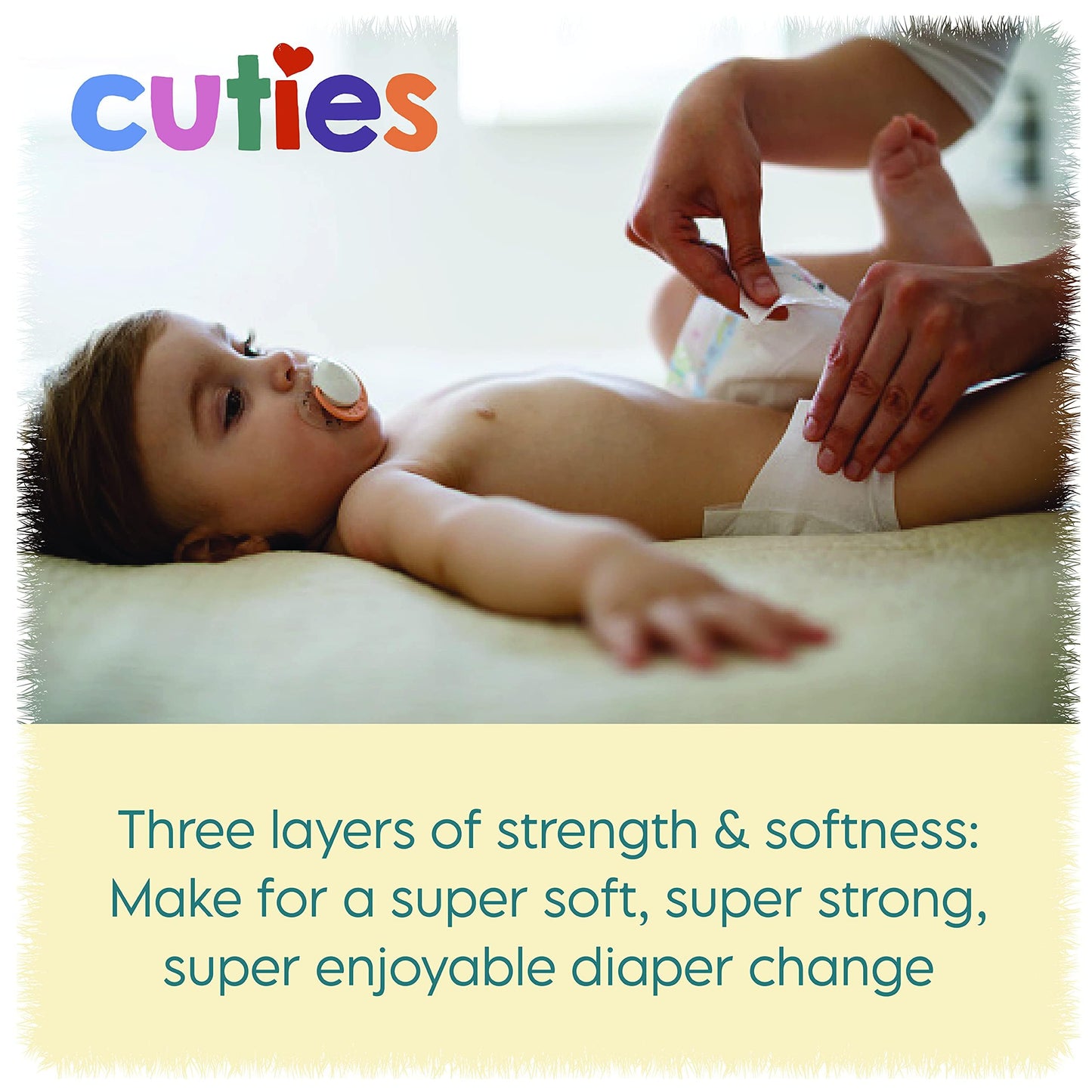 Cuties Baby Wipes | Unscented & Hypoallergenic | 12 Soft-Packs | 864 Total Wipes