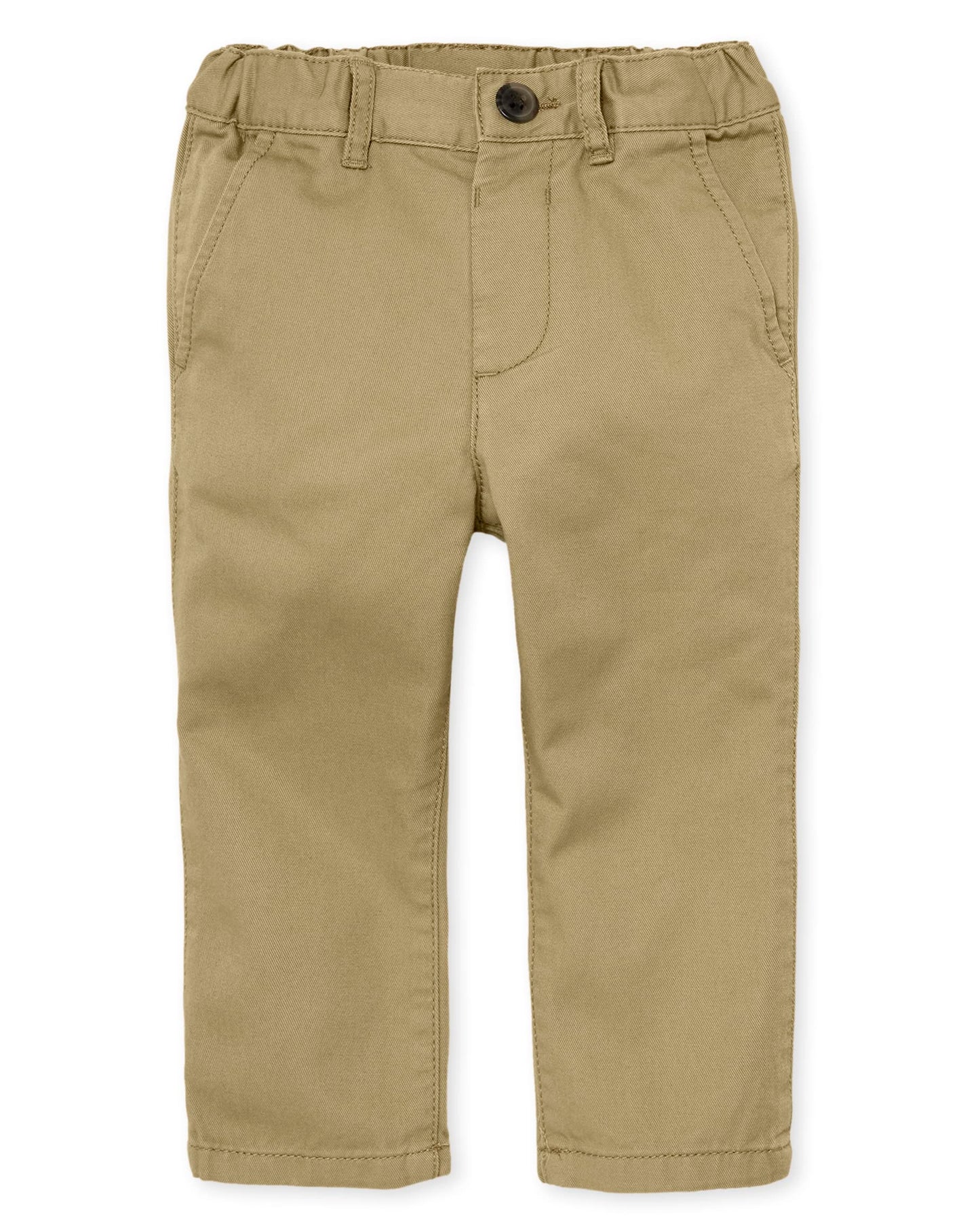 The Children'S Place Baby Boys' And Toddler Stretch Chino Pants, Flax Single, 5T