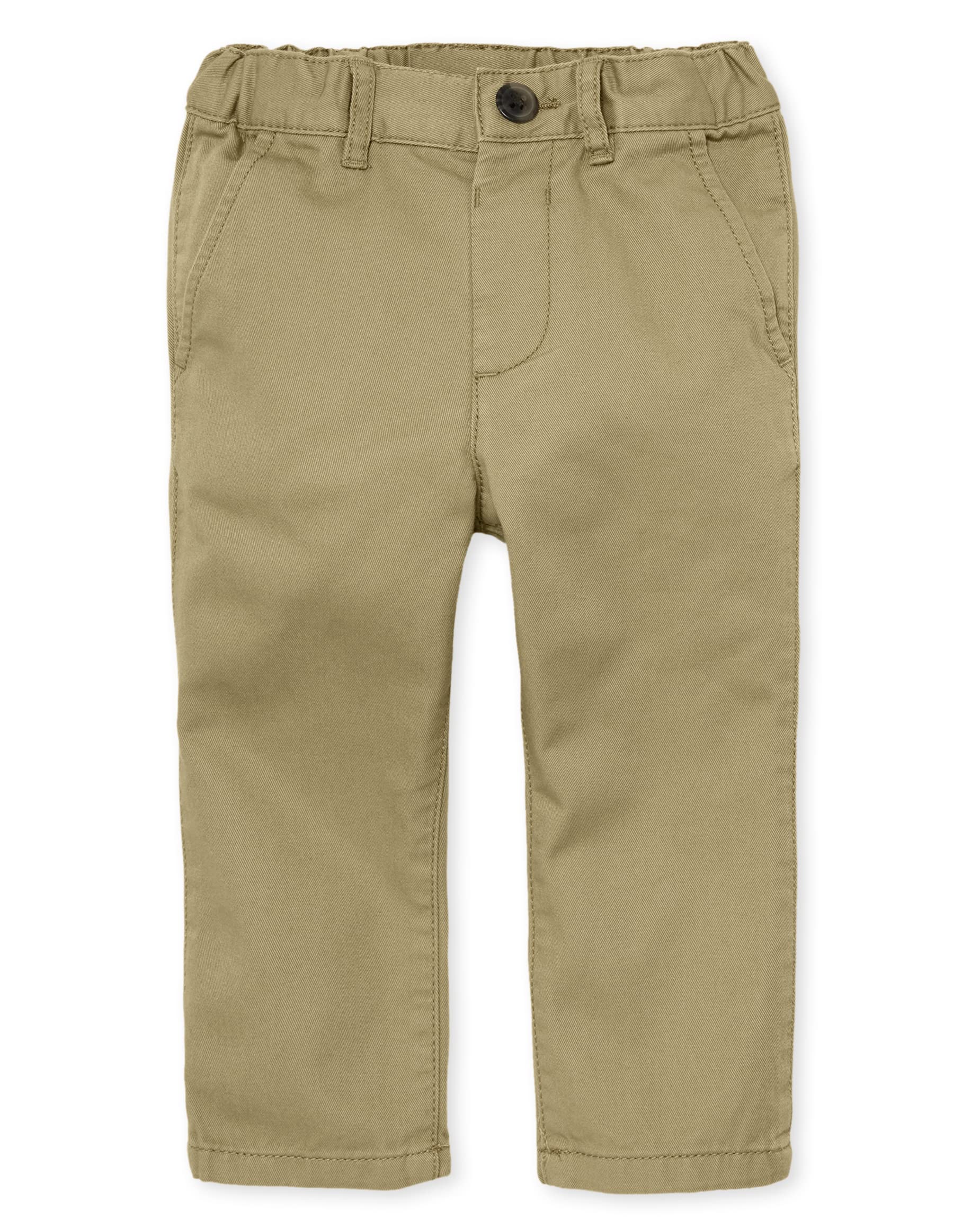 The Children'S Place Baby Boys' And Toddler Stretch Chino Pants, Flax Single, 5T
