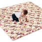Vibe Bear Baby Foam Play Mat, 50 X 50 Inches Baby Crawling Mat, Thicken One-Piece Baby Playmat, Non Slip Washable Baby Play Mat