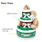 Lil' Baby Cakes Football Diaper Cake - Adorable Baby Boy Gift Using Size 1 Swaddler Diapers - Perfect For Baby Showers With Foot
