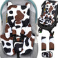 Honeau Infant Car Seat Insert & 3 Strap Cover,4in1 Thickened Newborn Carseat Head Body Support,Reversible Baby Car Seat Pillow C