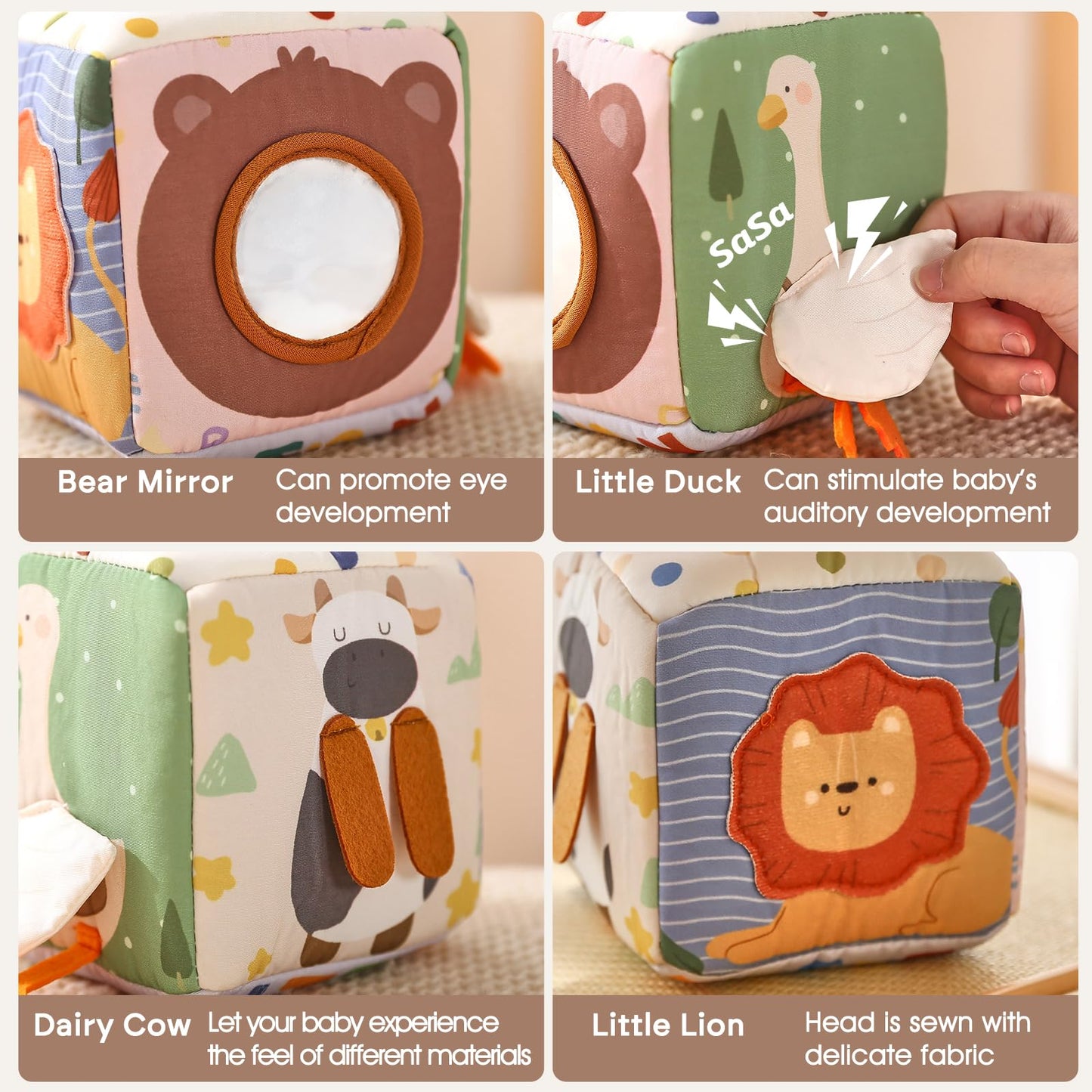 Youuys Baby Tissue Box Toy for Babies 6-12 Months - Montessori Toys Baby Tissue Box Sensory Toys for 1 Year Old - Baby Boy Girl