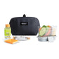 Packit Freezable Snack Bag, City Charcoal, Built With Ecofreeze Technology, Foldable, Reusable, Zip Closure, Designed For Keepin