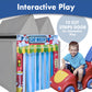 Seemees Play Panel For Modular Play Couch Childrens Play Panel For Toddler (Sofa Not Included) (Action & Play Trio)