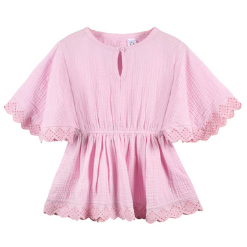Gerber Baby Girl'S Standard Toddler Kaftan Swim Cover Up, Light Pink, 2T