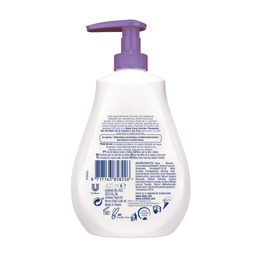 Baby Dove Calming Moisture Sensitive Skin Night Time Wash, 3 Pack Hypoallergenic And Tear-Free Bath Wash, Scented, Suitable For