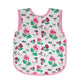 Bapronbaby Eric Carle Pink Floral Caterpillar Bapron - No Neck Tie Safer Bib For Baby & Toddler - Soft Waterproof Stain Resistan