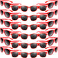 MIAHART 24 Pack Kids Sunglasses Party Glasses Bulk Goody Bag Fillers for Boys and Girls Birthday Party Summer Party Supplies, Re